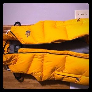 The North Face Summit Series yellow vest. Size S